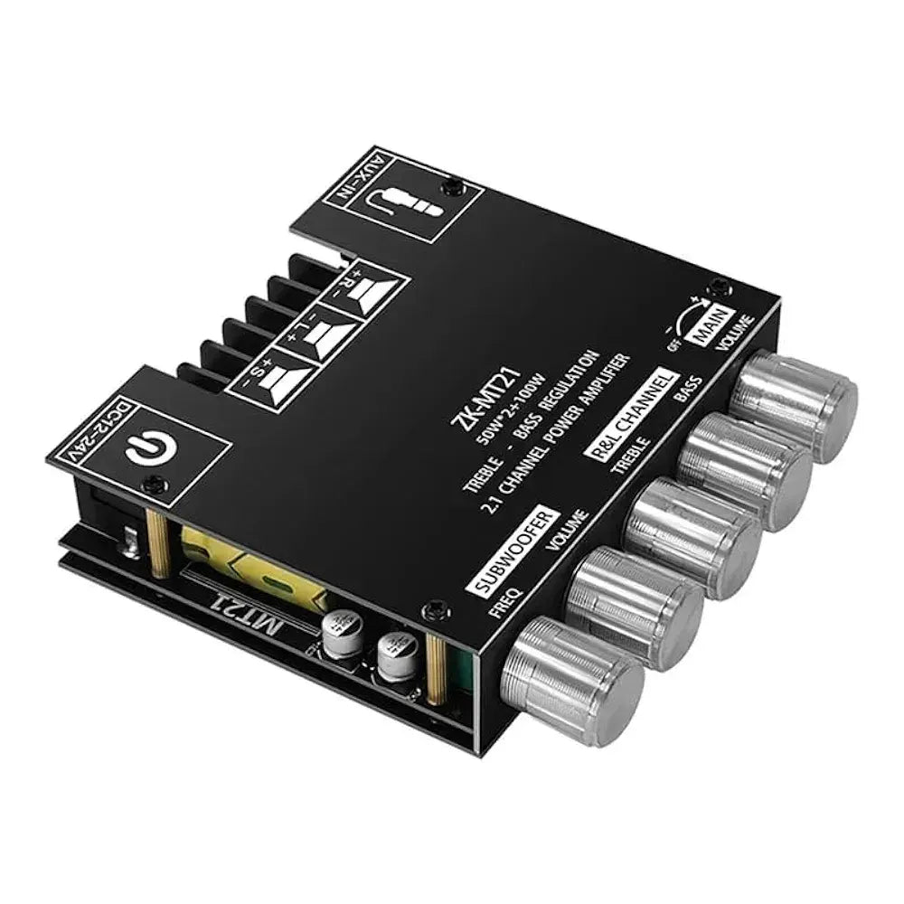 MT21 2.1 Audio Amplifier 50w +50w + 100w subwoofer